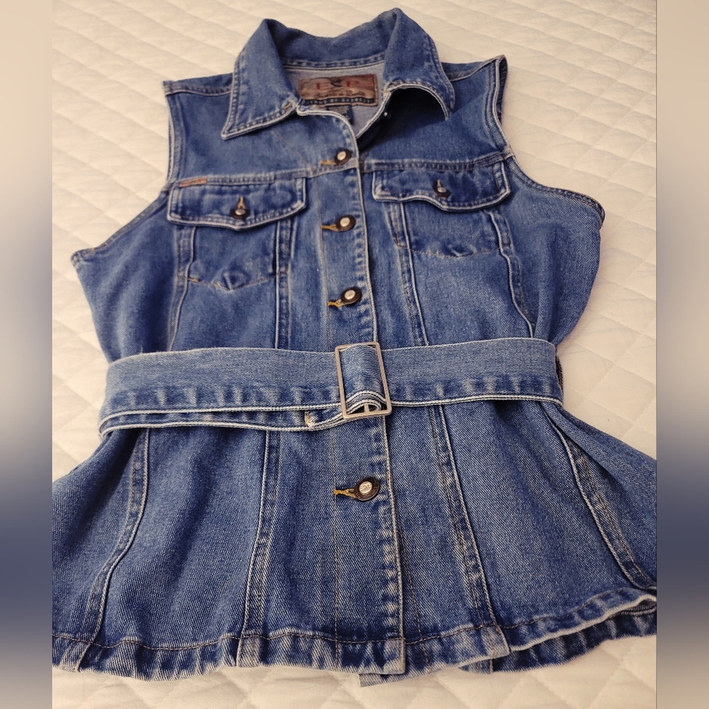 Vintage EXP Denim Vest by Express Jeans